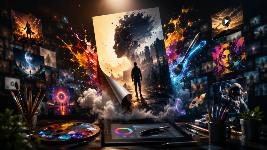 AI Posters & Thumbnails