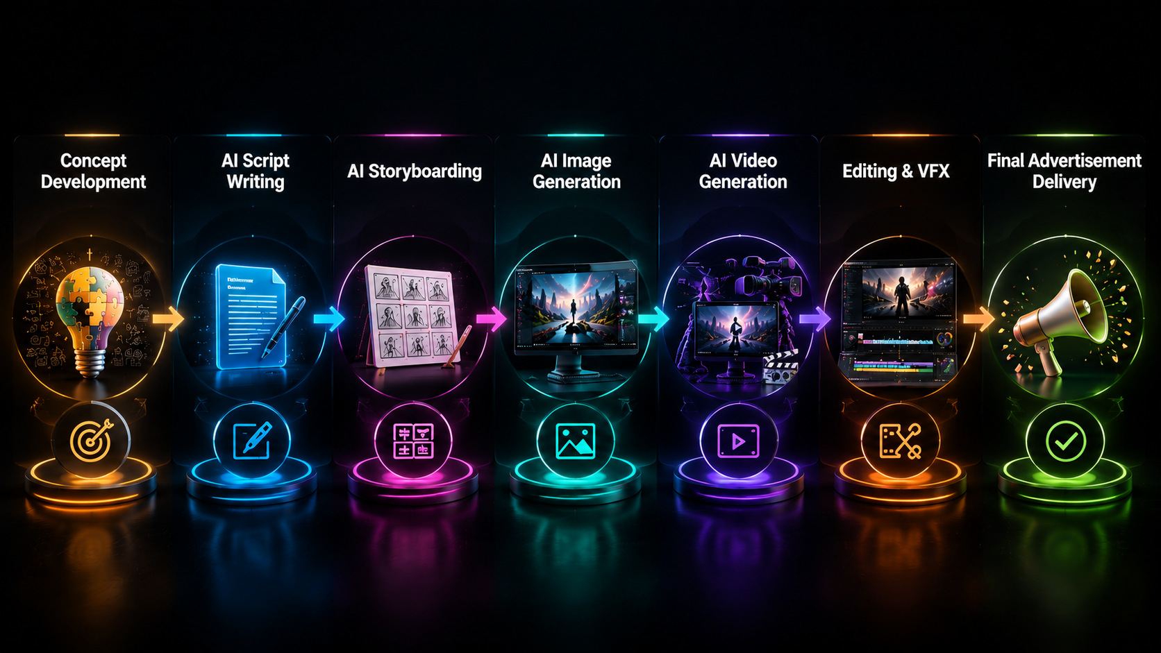 Our AI Advertising Production Process